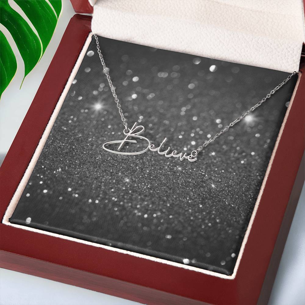 Signature Style Name Necklace – Personalized Jewelry with Modern Elegance