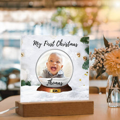 Custom My First Christmas Acrylic Plaque