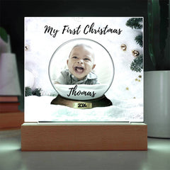 Custom My First Christmas Acrylic Plaque