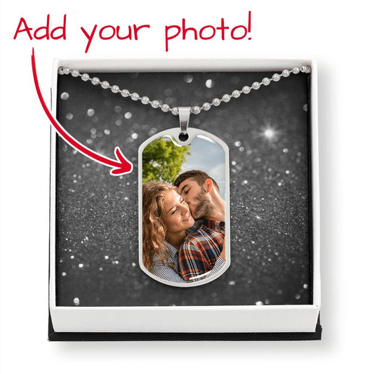 Custom Luxury Photo Dog Tags