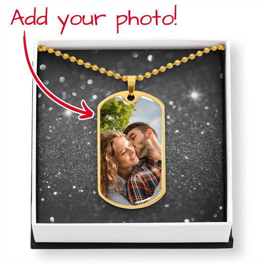 Custom Luxury Photo Dog Tags