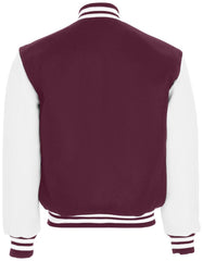 Maroon & White Premium Varsity Jacket