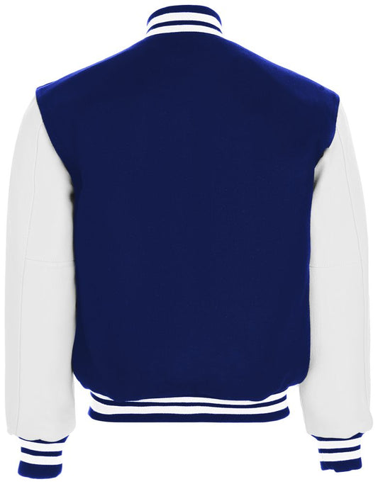 Purple & White Premium Varsity Jacket