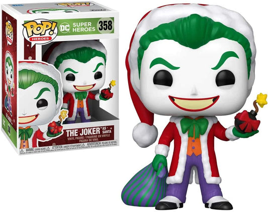 Funko POP! Heroes: DC- The Joker Santa