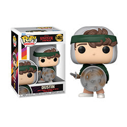 POP STRANGER THINGS HUNTER DUSTIN W/ SHIELD