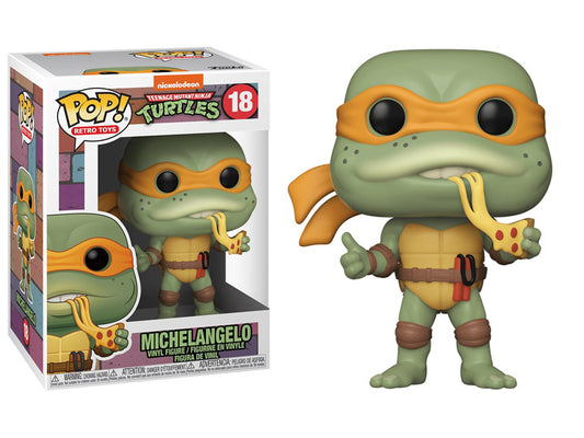 Funko Pop! Retro Toys: TMNT - Michelangelo with Pizza Slice